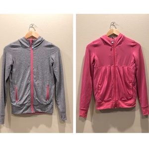 Ivivva Reversible Grey and Pink Jacket